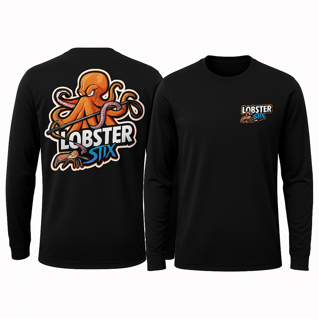 Lobster Stix Performance Long Sleeve Shirt